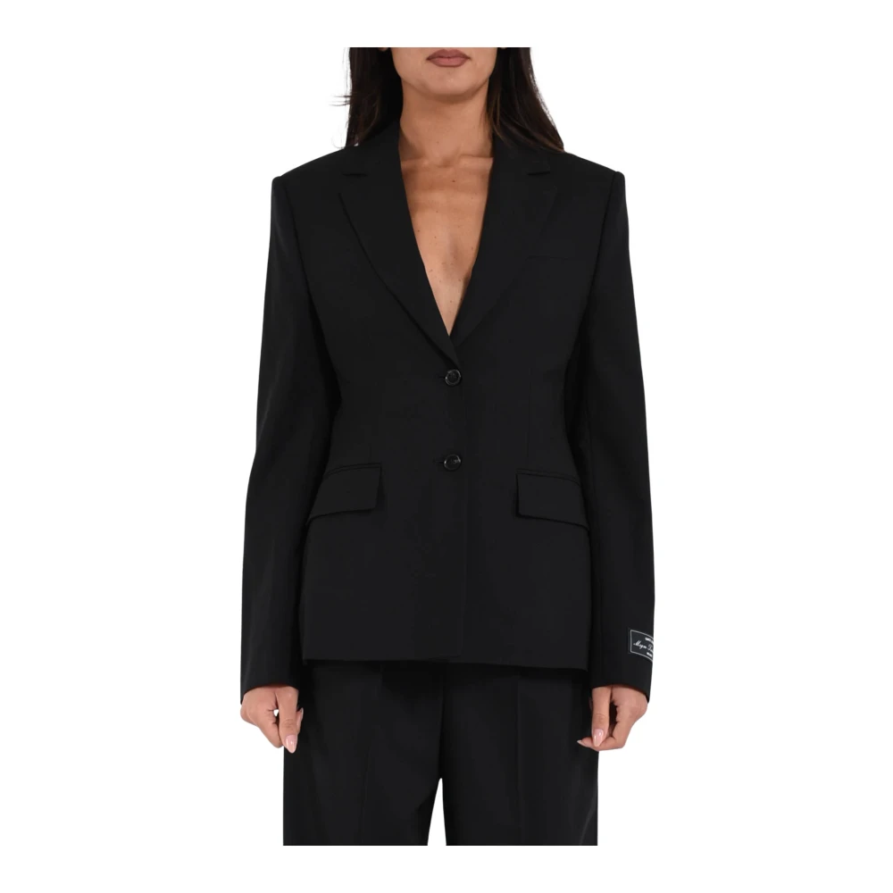 Msgm - Jackets > Blazers - Black - Msgm - Modalova
