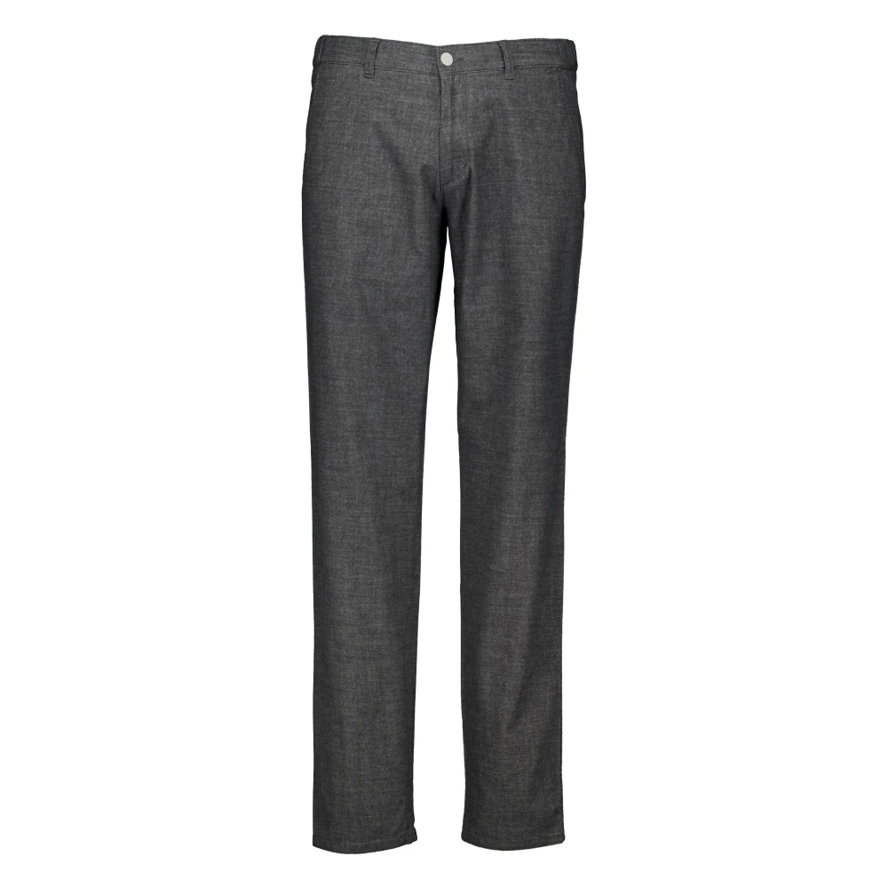 North84 Men's Gray Slim-Fit Trousers, W35 L34, Grijs 84152007