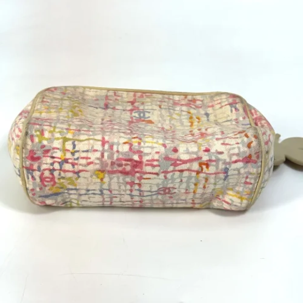 Chanel Vintage Pre-owned Canvas clutches Pink Dames