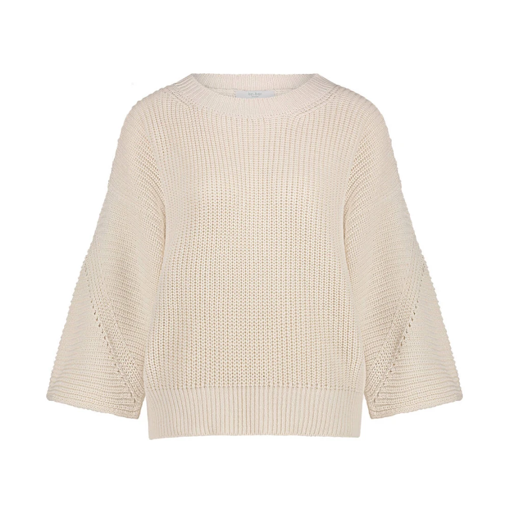 By-Bar Korte Mouw Pullover Jack White Dames