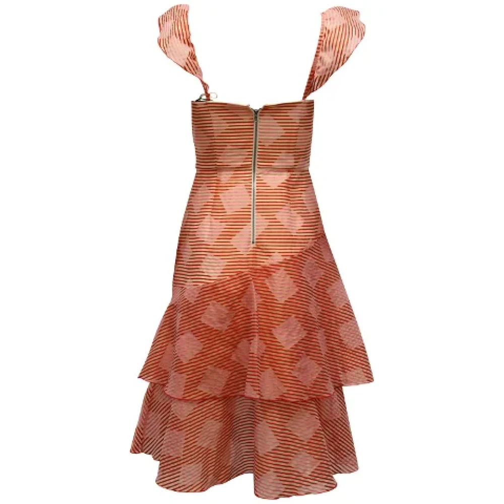 alice + olivia Silk dresses Pink Dames