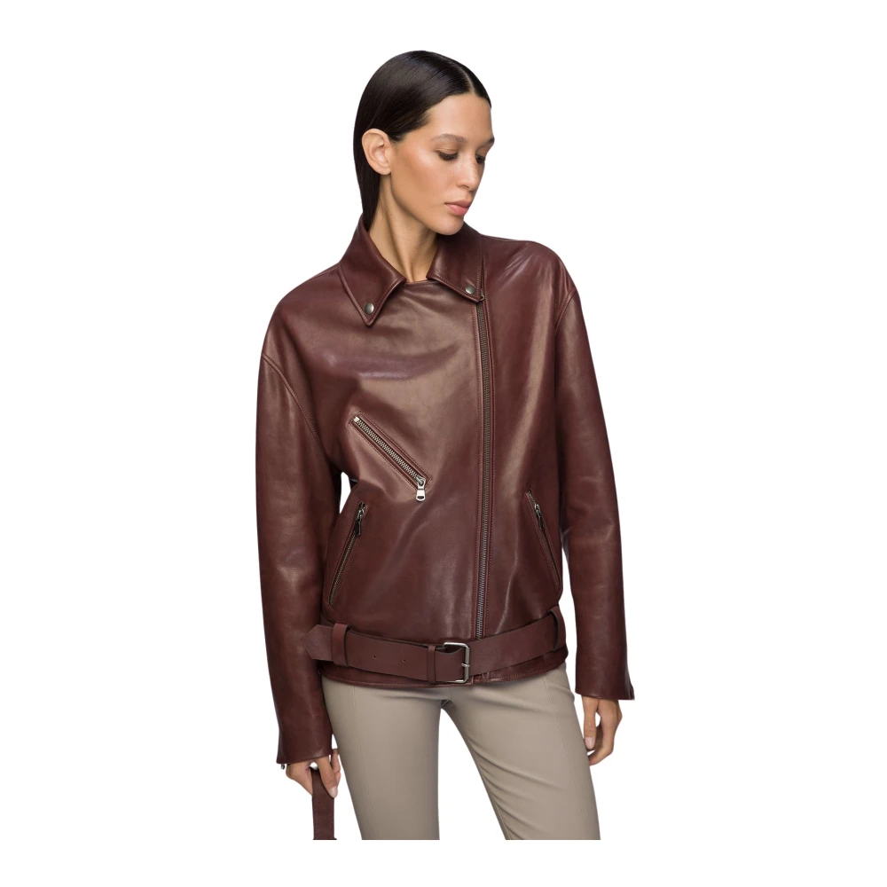 Jackets > Leather Jackets - - VSP - Modalova