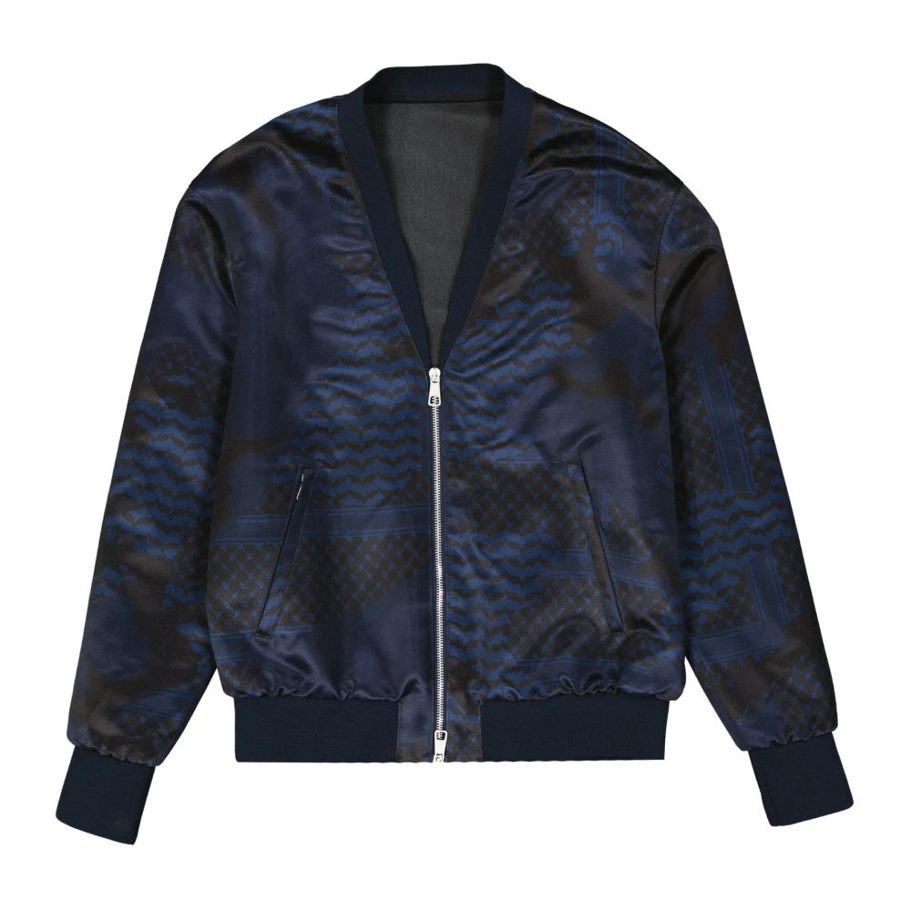 Neil Barrett Blauwe Jas Ss22 Polyester Samenstelling Blue Heren