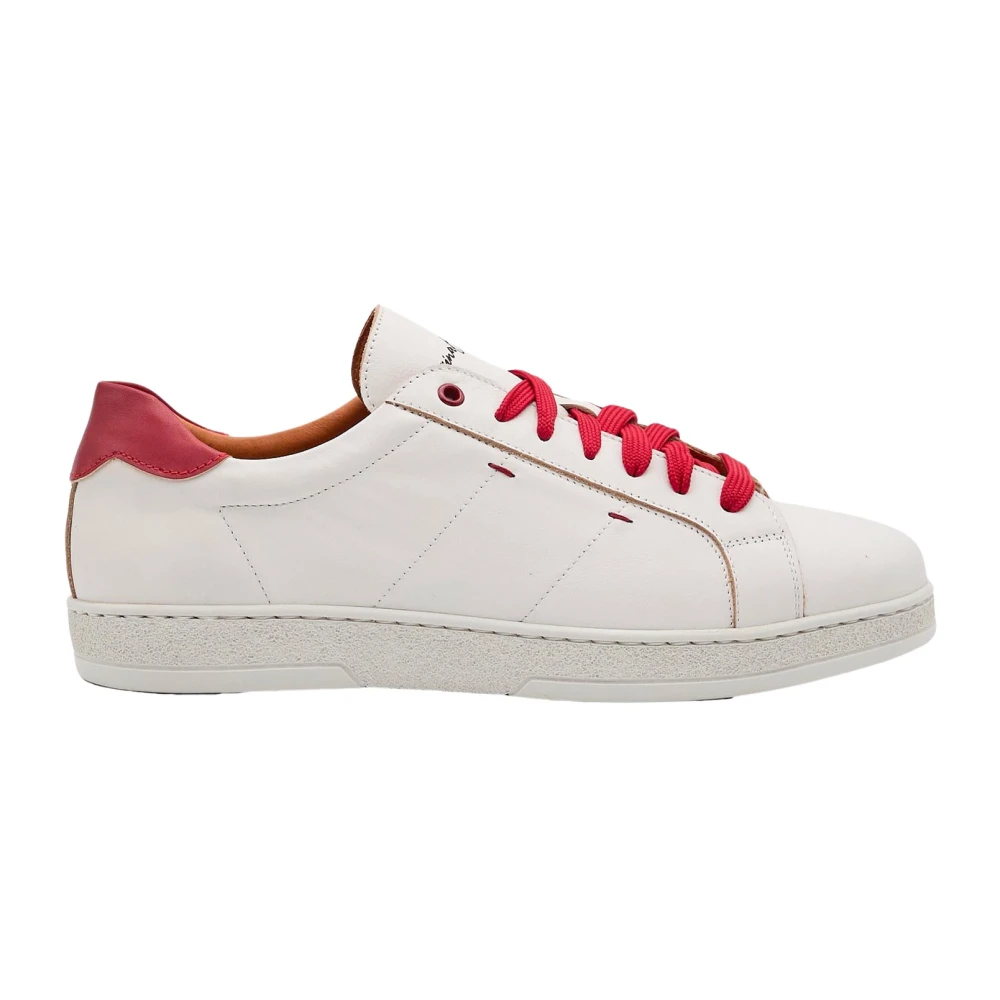Exton Sneakers met contrasterende hiel Heren Schoenen Wit