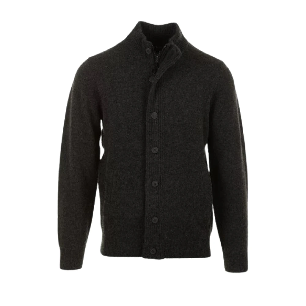 Barbour Essentiële Patch Zip Cardigan Black Heren