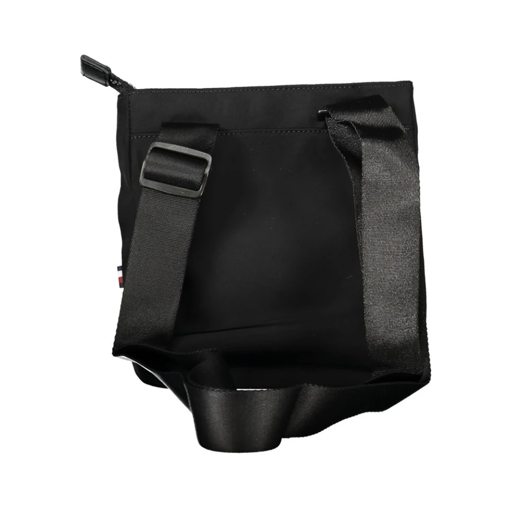 Tommy Hilfiger Zwarte Polyester Heren Schoudertas Black Heren