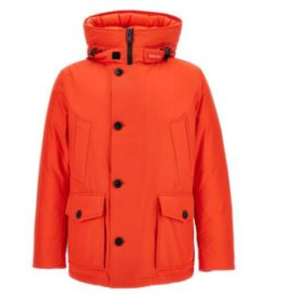 Woolrich Stijlvolle Winterjassen Orange Heren