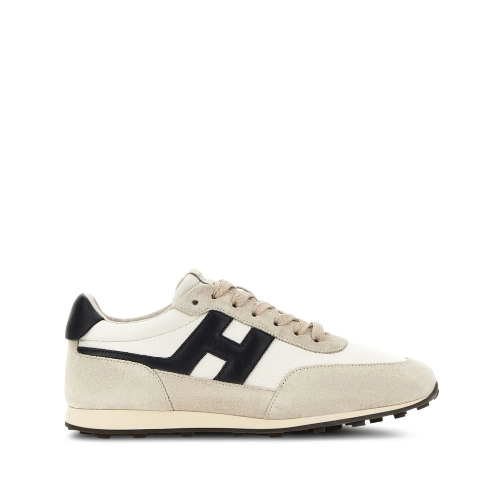 Hogan H699 Logo-patch Sneakers Heren Schoenen Wit