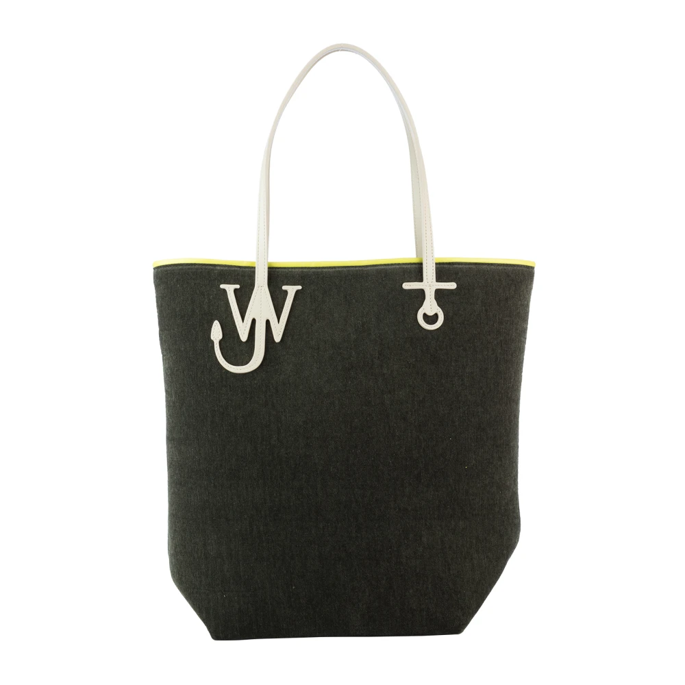 Jw Anderson Women's Green Tall Anchor Tote Bag - Shopping Bags - One Size - Bags