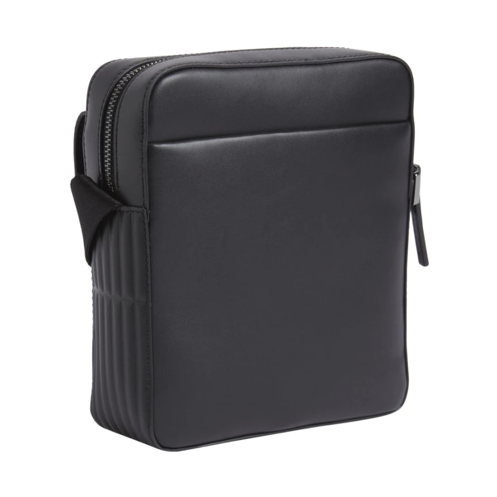Calvin Klein Zwarte Crossbody Tas Reporter Black Heren