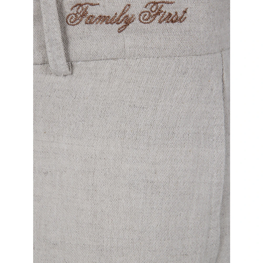 Family First Linnen broek Gray Heren