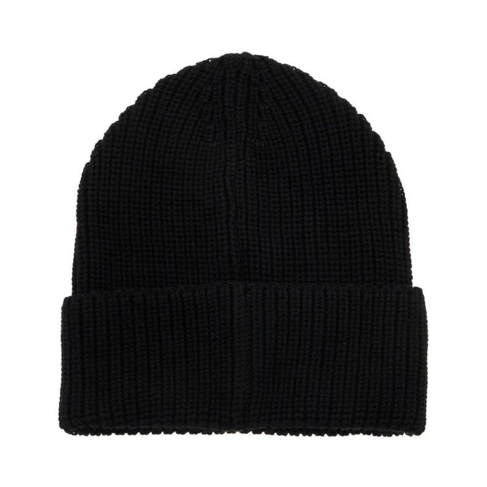 Palm Angels Fluorescerende Logo Beanie Black Heren