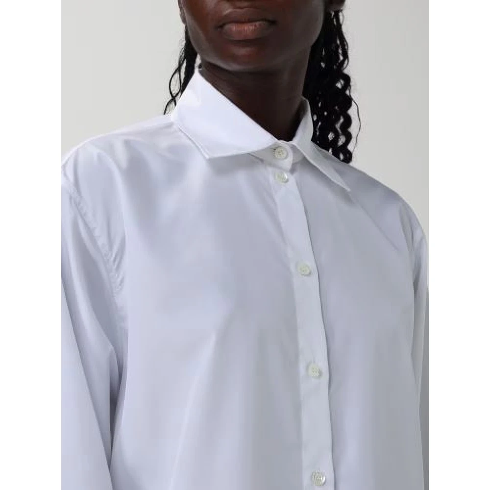 Moschino Witte Oversized Shirt White Dames