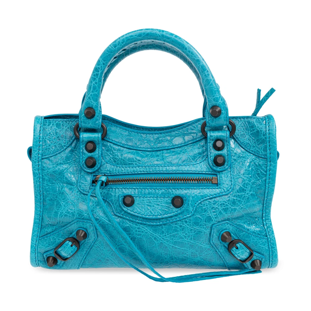 Balenciaga Handväska Le City Mini Blue, Dam