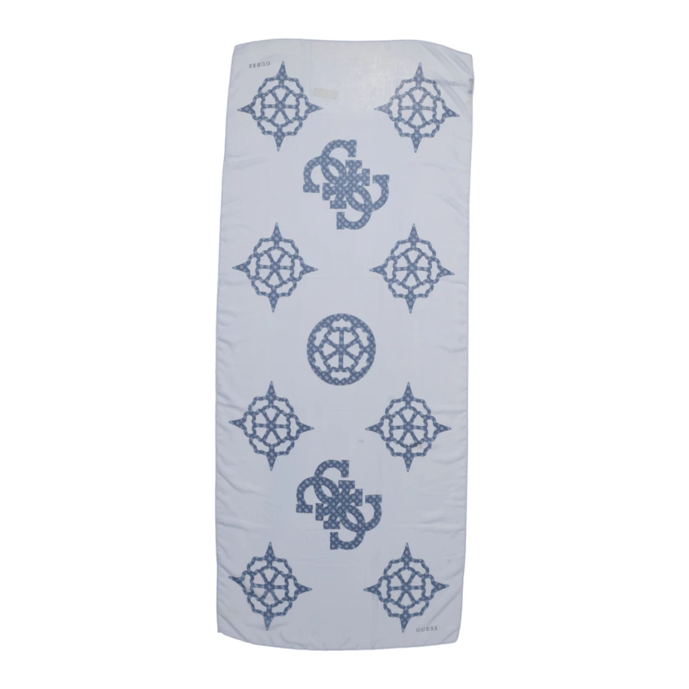 Guess Peony Pashmina Herfst Winter Collectie Blue Dames