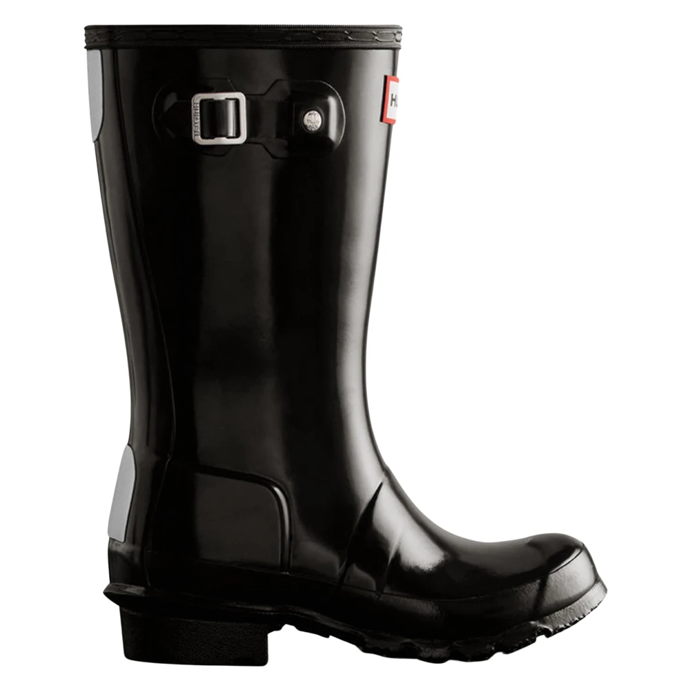 Hunter Unisex Kids Black Kids Wellies, 32 Eu, Original Gloss Wellington Boots