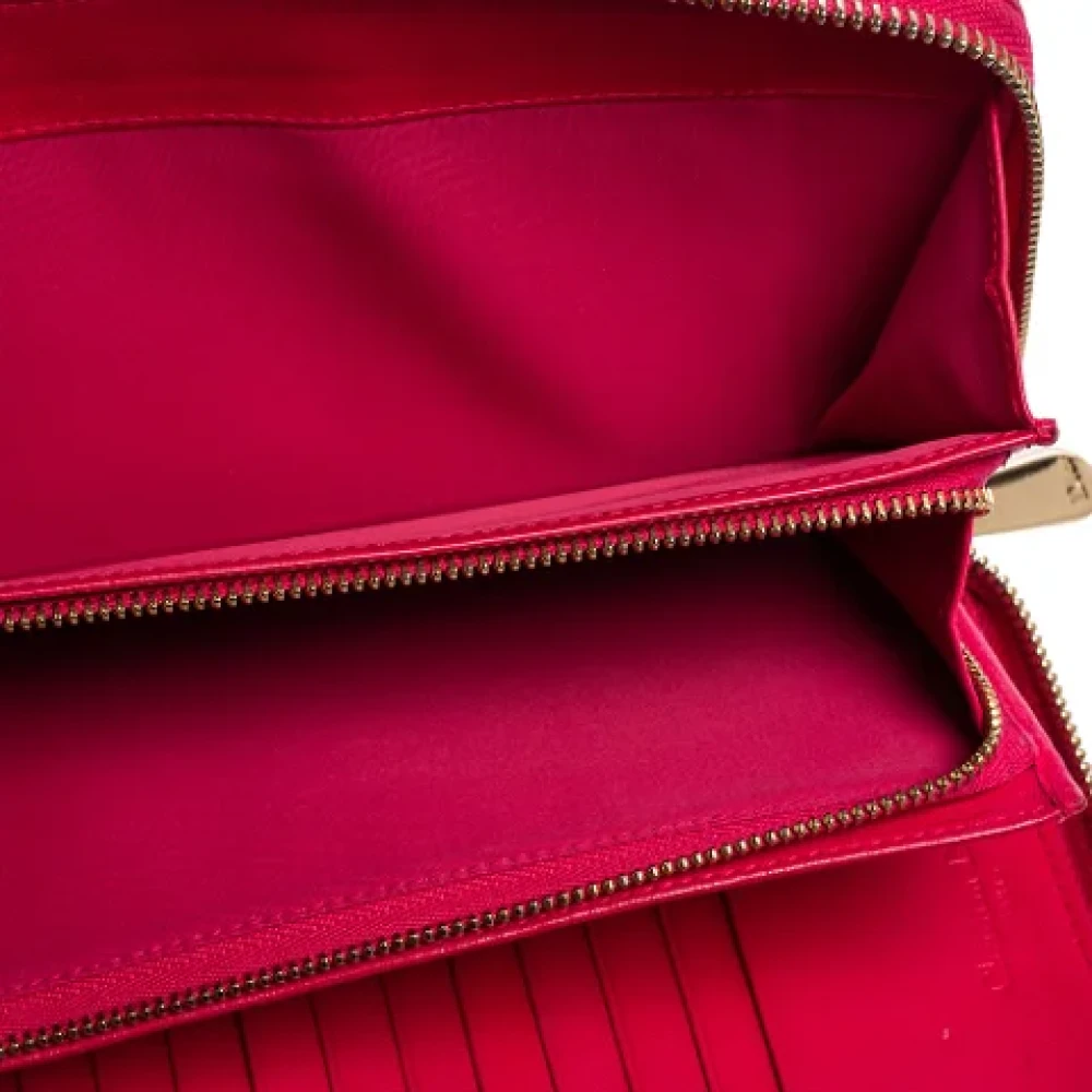 Dior Vintage Pre-owned Leather wallets Pink Dames