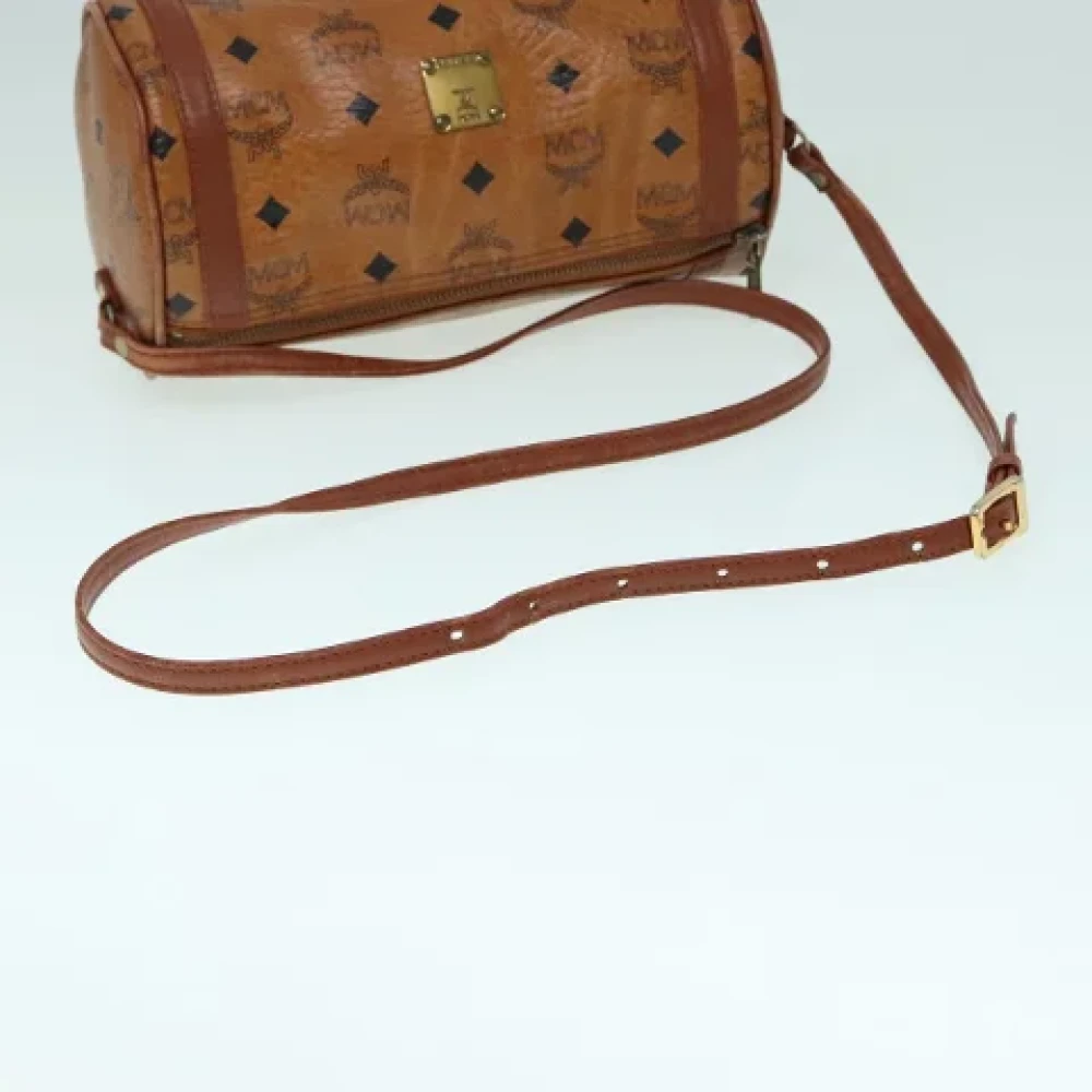 MCM Pre-owned Leather shoulder-bags Brown Dames