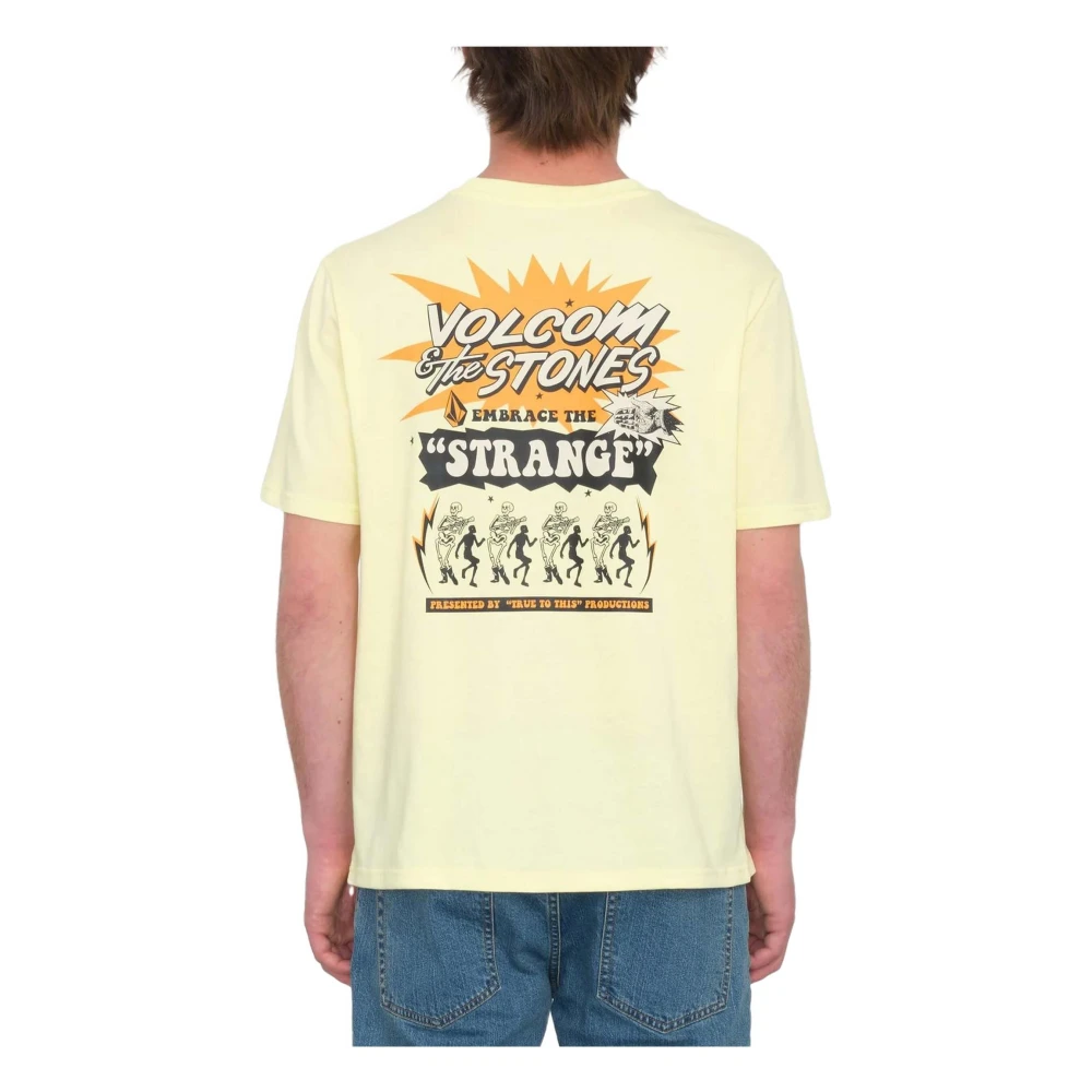 Volcom Strange Relics T-shirt Yellow Heren