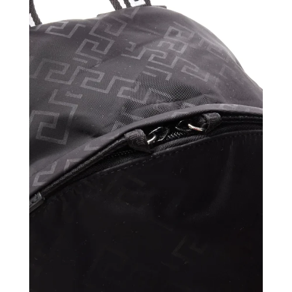 Versace Nylon travel-bags Black Heren