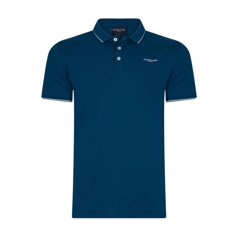 Cavallaro Andrio Polo Shirt Blue Heren