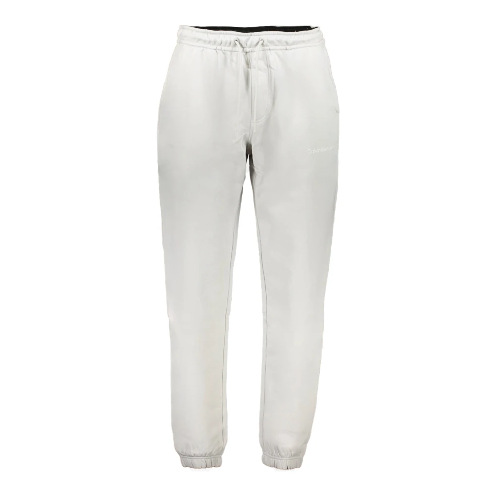 Calvin Klein Sportieve Grijze Herenbroek met Elastische Taille Gray Heren
