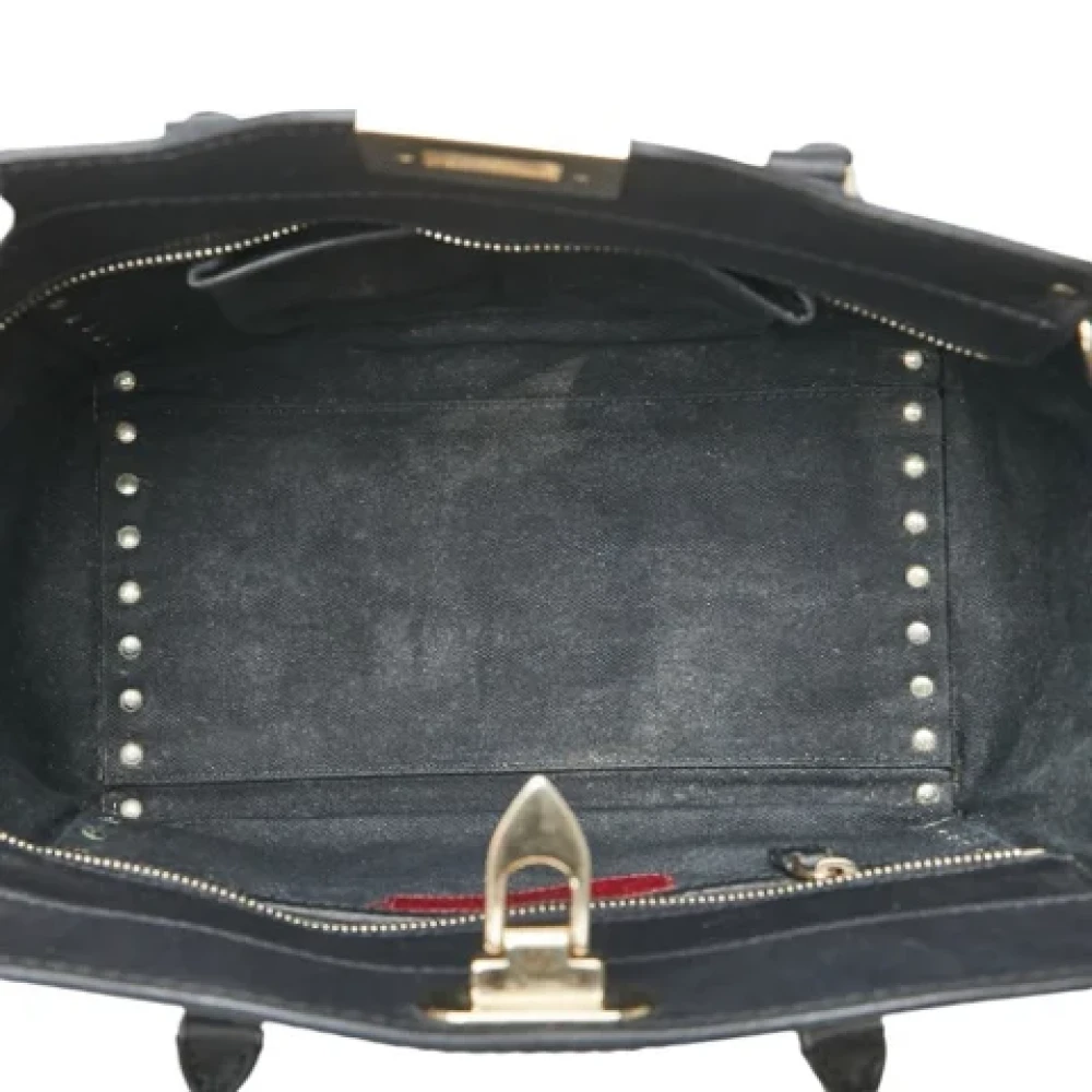 Valentino Vintage Pre-owned Leather handbags Black Dames