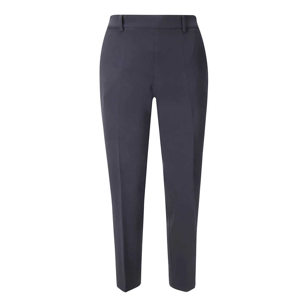 Alberto Biani Slim Fit Cigarette Leg Broek Blue Dames