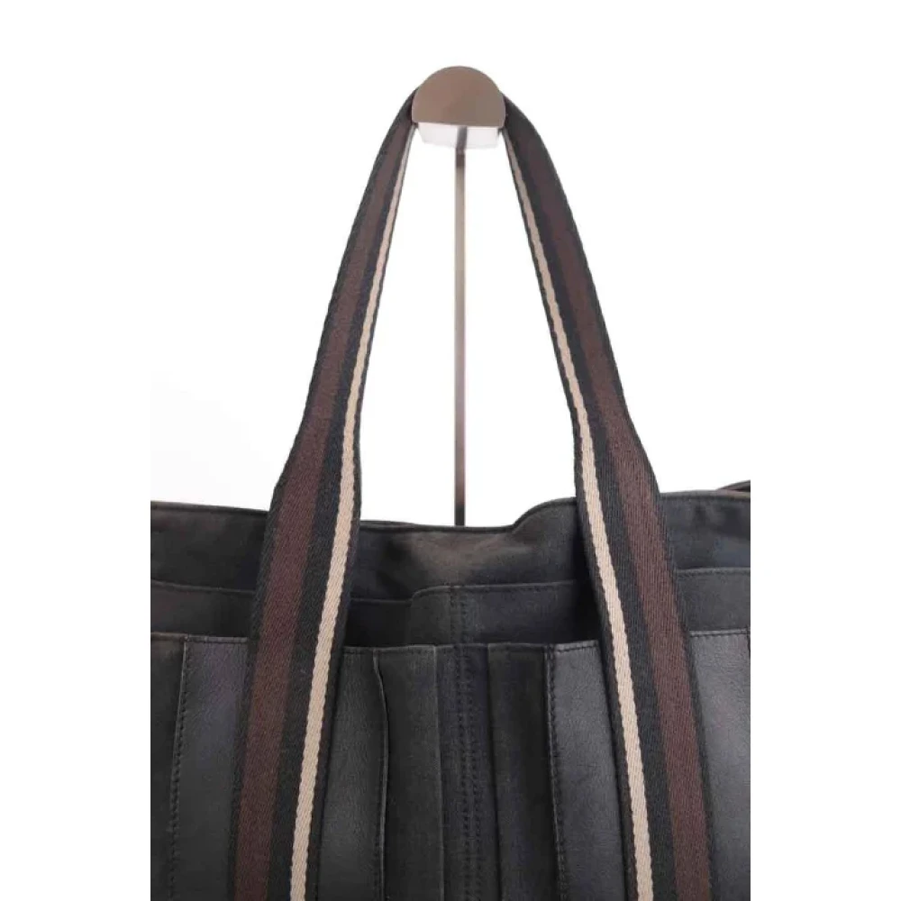 Hermès Vintage Pre-owned Cotton totes Black Dames
