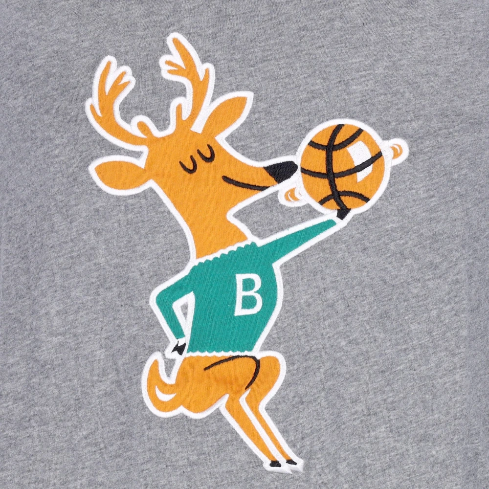 Mitchell & Ness NBA Kleurblokkerend Tee Hardwood Classics Gray Heren