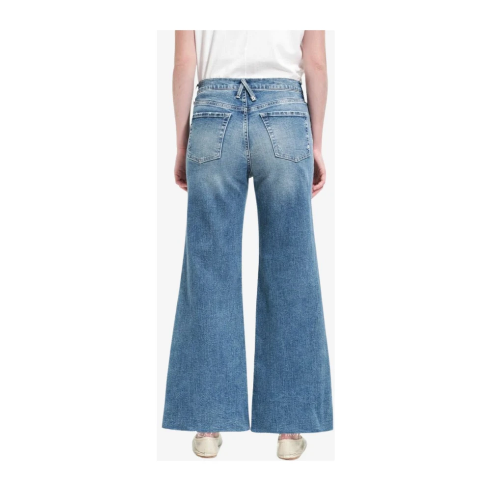 Cycle Vintage Mid Rise Flared Jeans Blue Dames