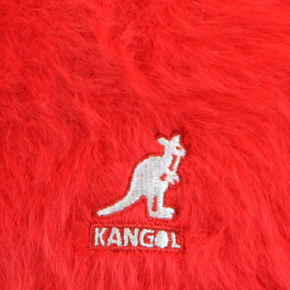 Kangol Scarlet Bont Platte Pet Red Heren