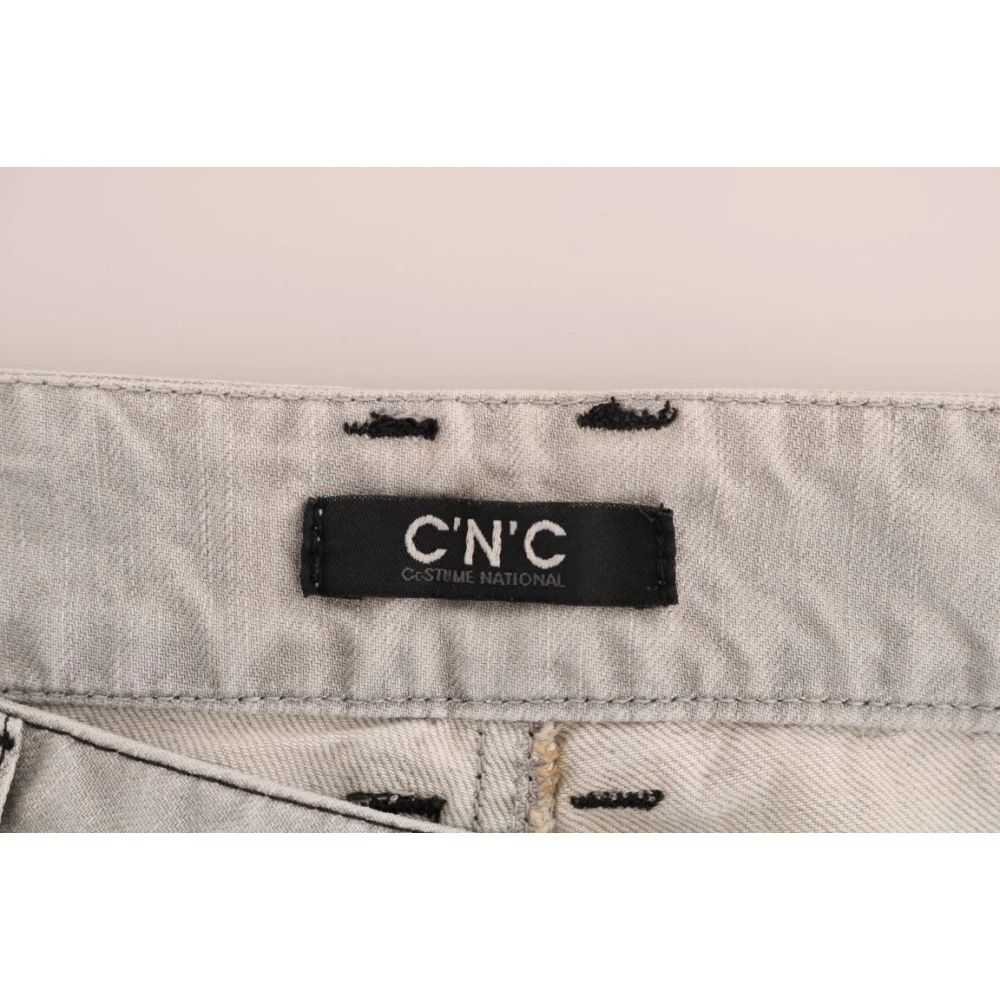 Costume National Grijze Super Slim Jeans Gray Heren
