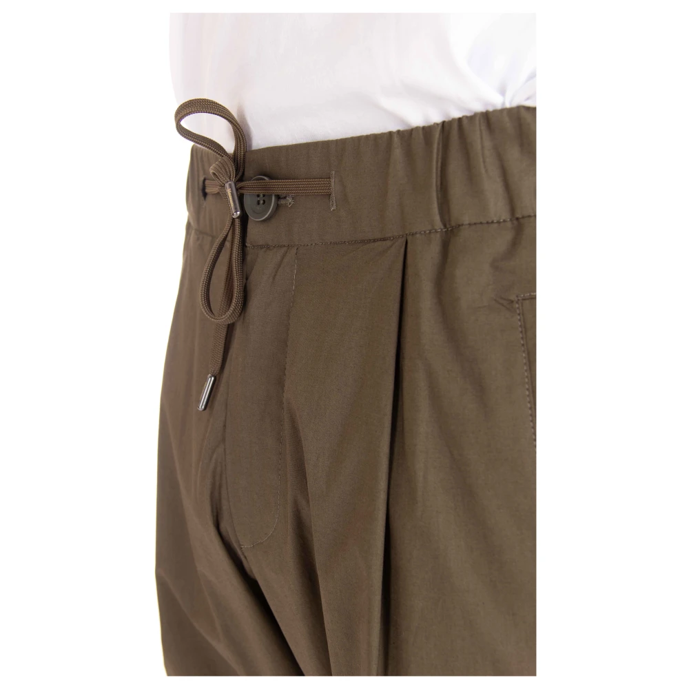 Herno Slim Fit Broek Green Heren