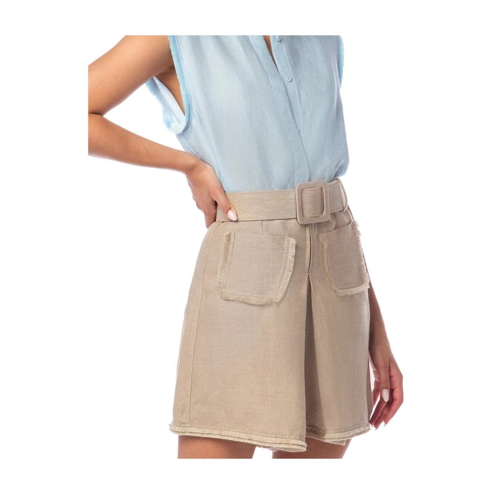 MVP wardrobe Antibes Shorts Beige Dames