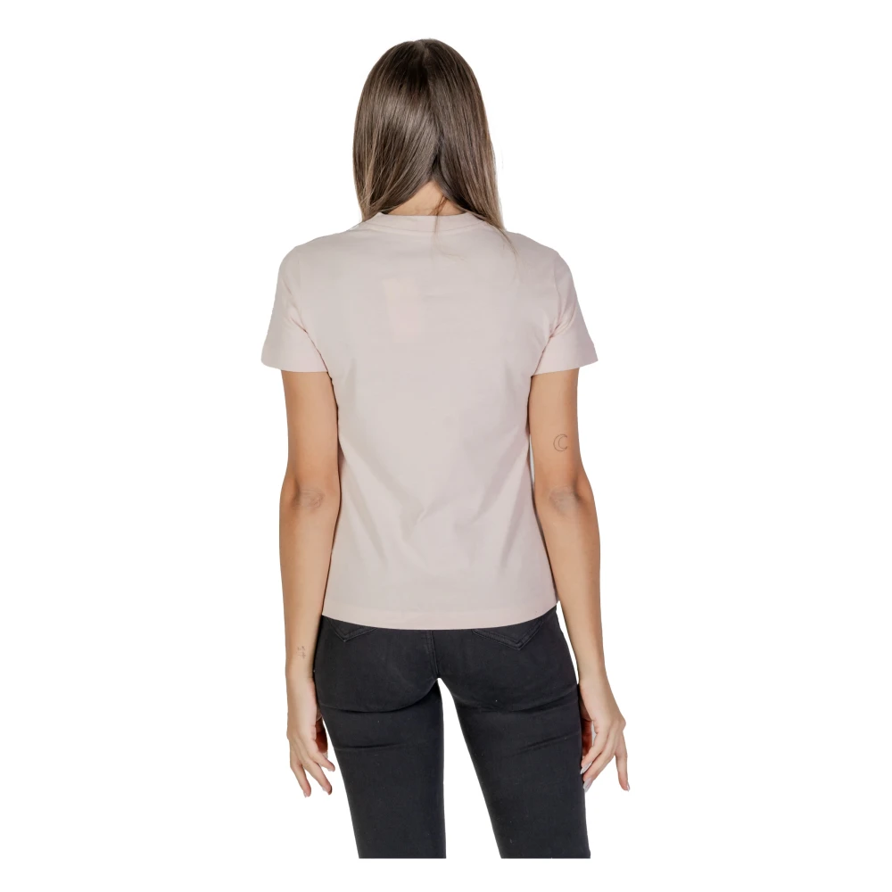 Calvin Klein Jeans Herfst Winter Dames T-Shirts Collectie Pink Dames
