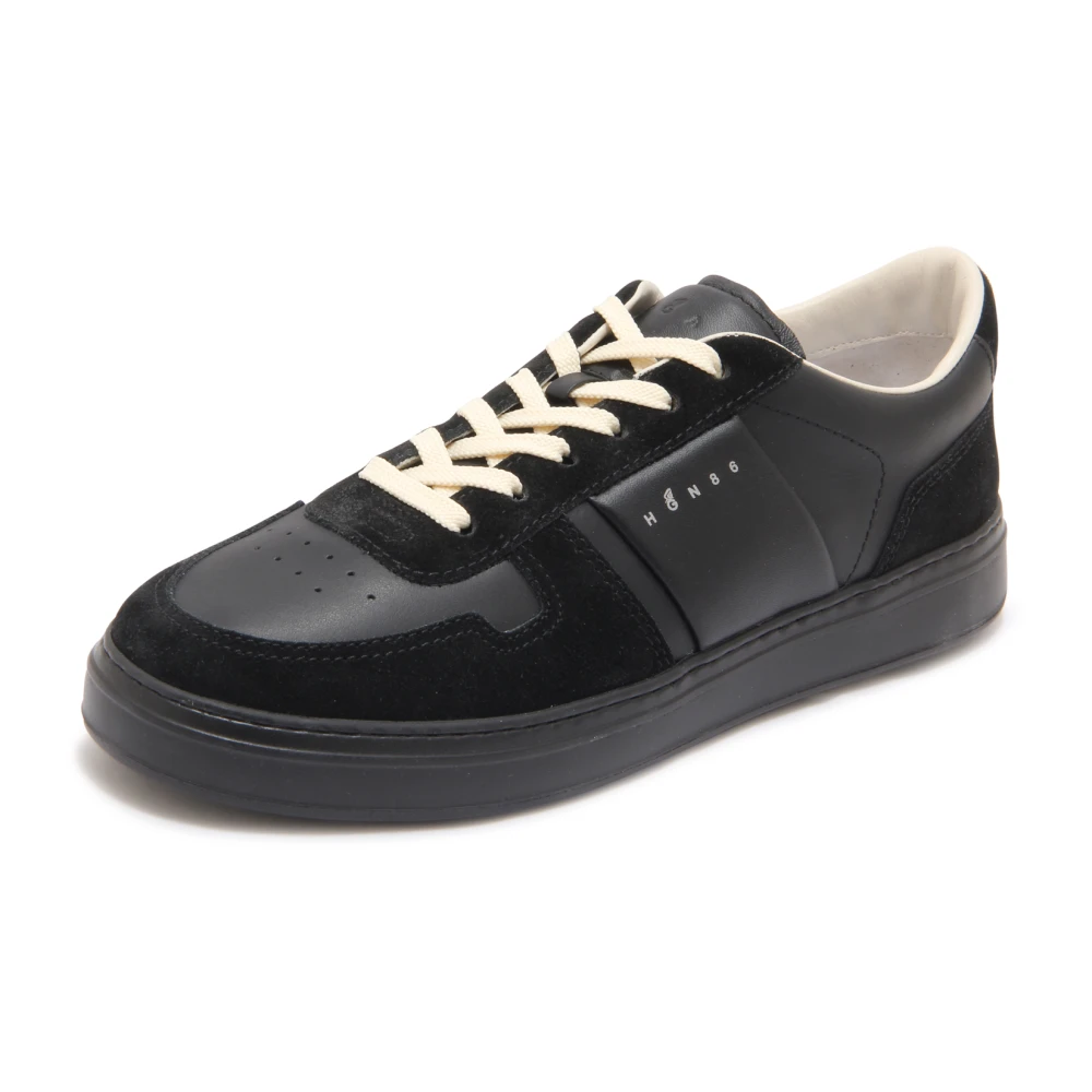 Hogan H668 Allacciato Fascia Logo Heren Schoenen Zwart