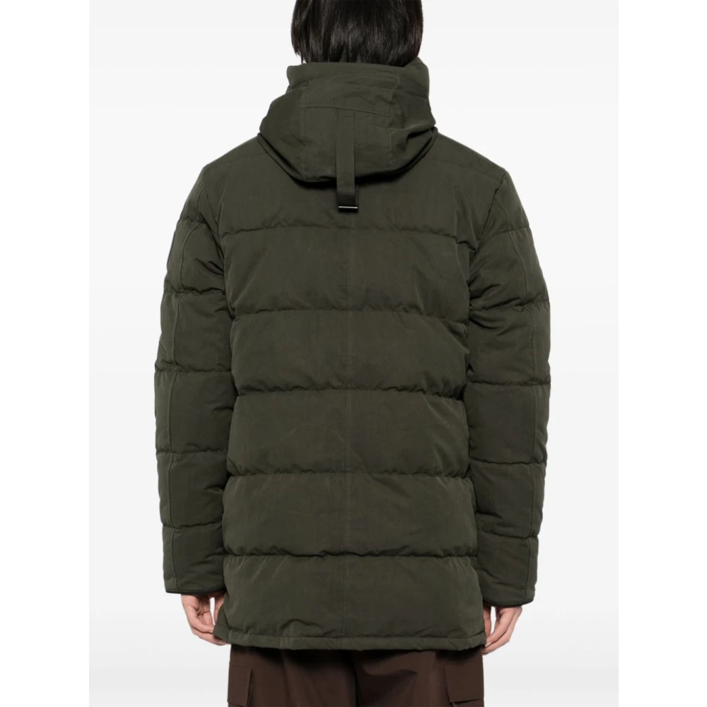 Canada Goose Groene Parka Jas met Capuchon Green Heren
