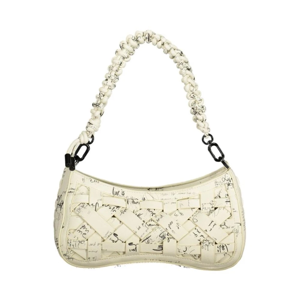 Desigual , Shoulder Bags, Female, Beige, One Size, Handbag With Zip Fastening - Image 4