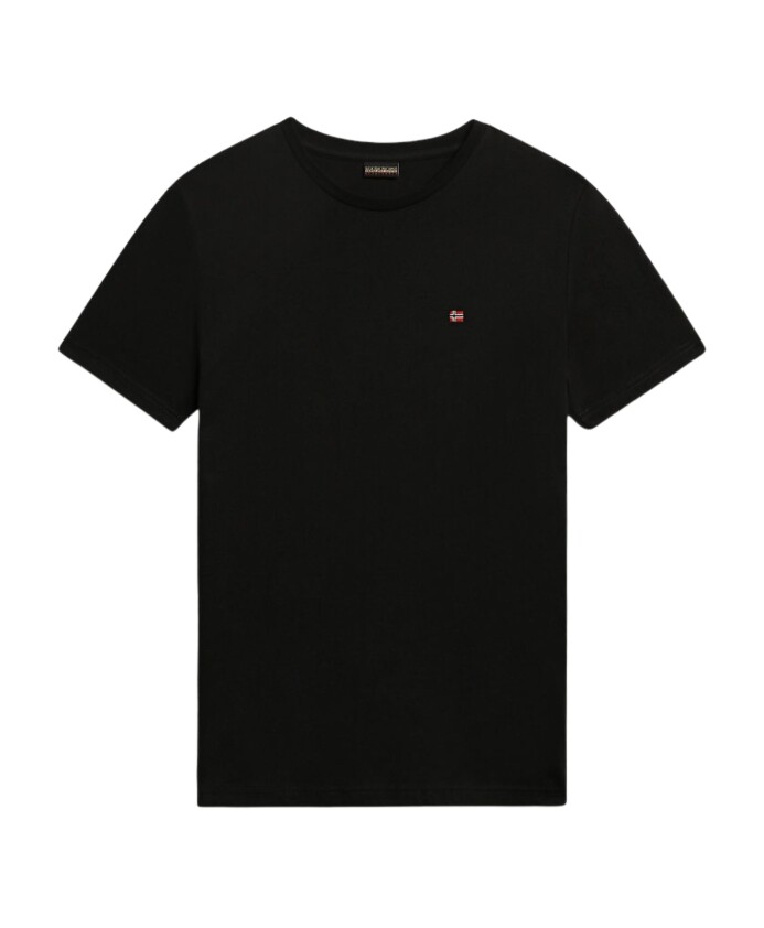 t-shirt-col-rond-classique-noir-coton
