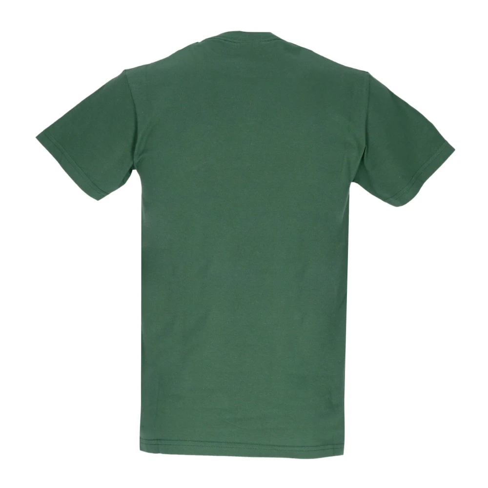 Usual Groene Mannen Crew Neck T-Shirt Green Heren