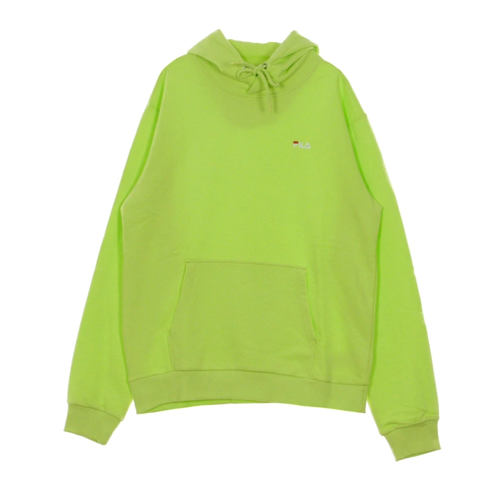 Fila Men's Green Lightweight Hooded Sweatshirt In Sharp