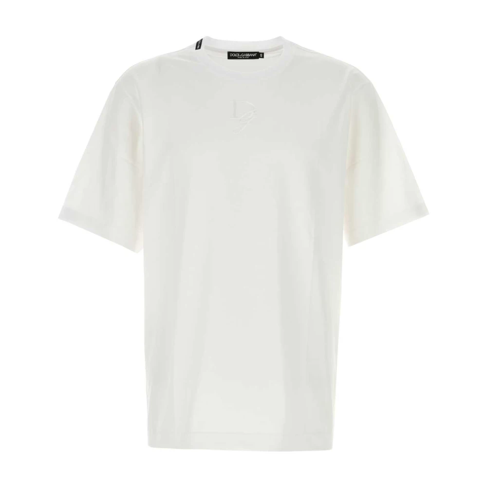 Dolce & Gabbana Klassiek Wit Katoenen T-shirt White Heren