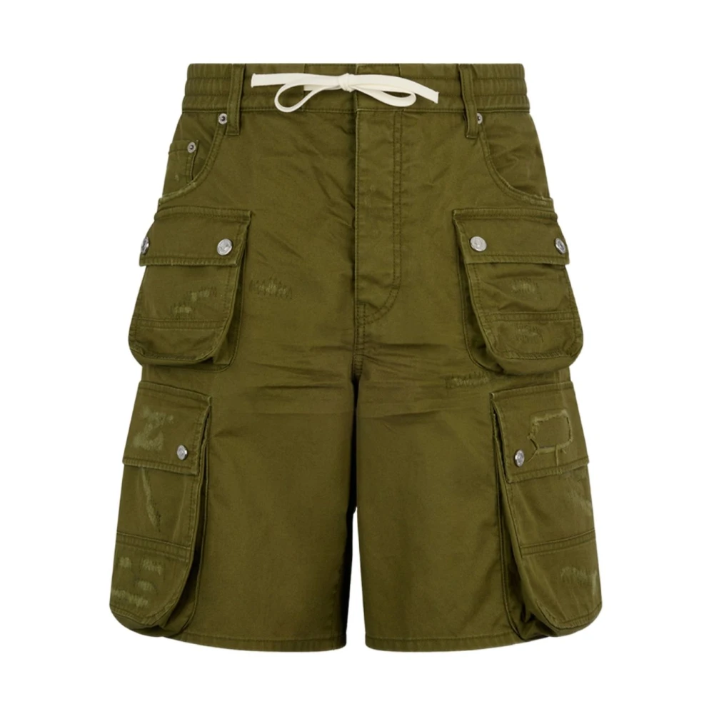 Dsquared2 Men's Green Casual Shorts, M, Trousers