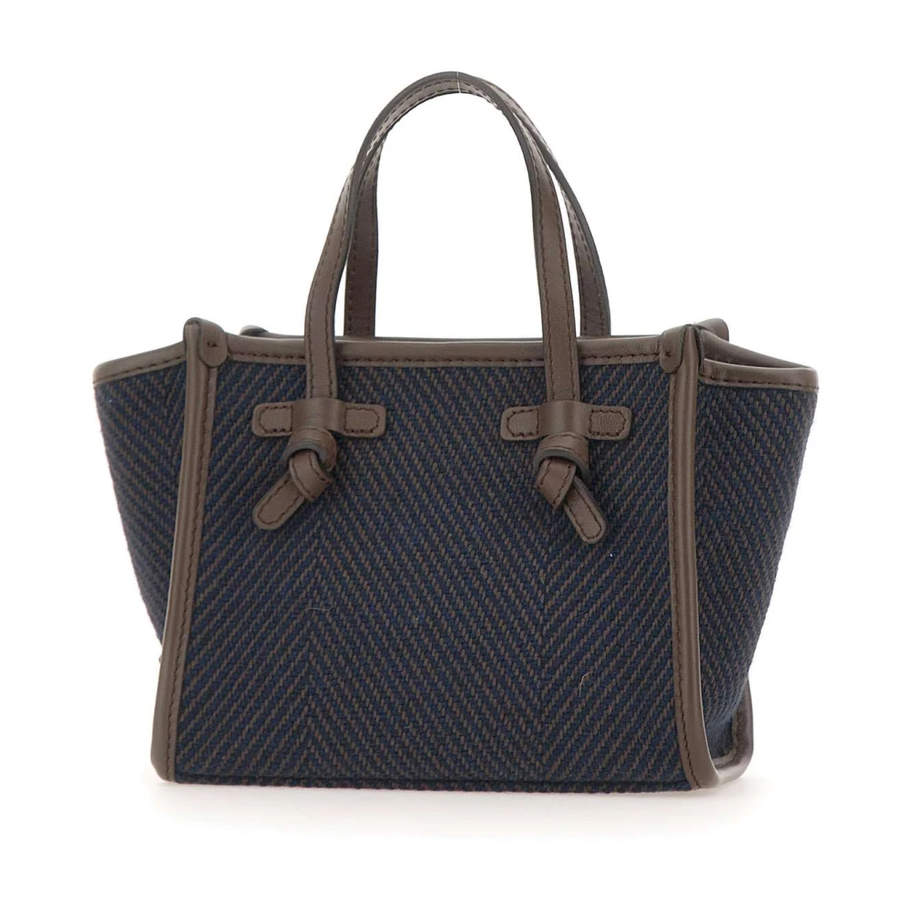 Gianni Chiarini Women's Blue Miss Marcella Handbag - Shopping Bags - One Size - Bags