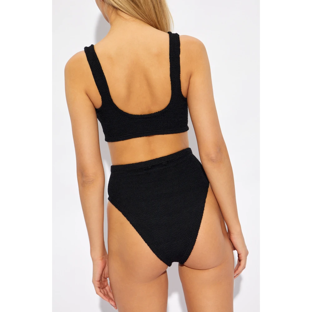 Hunza G Tweedelig badpak Nadine Black Dames