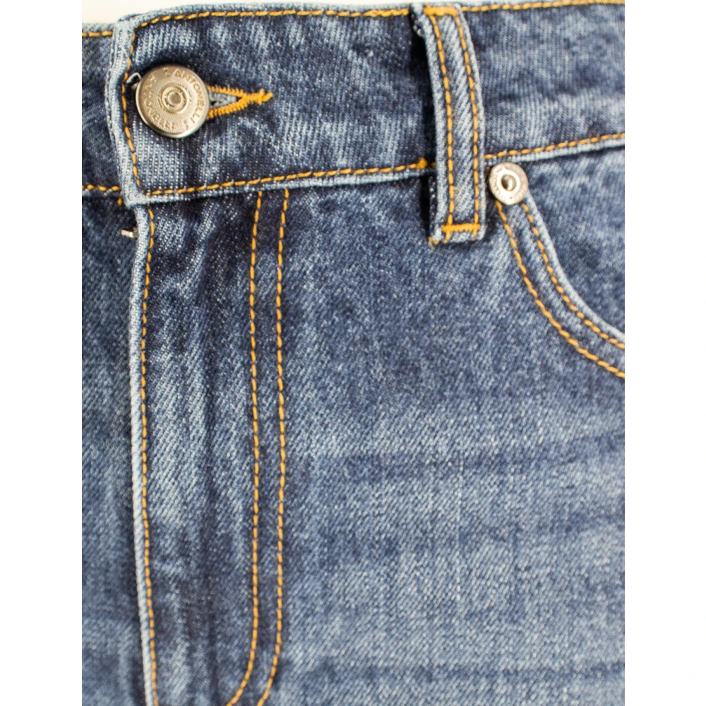 Antonelli Firenze Wijde Pijp Origineel Ontwerp Jeans Blue Dames