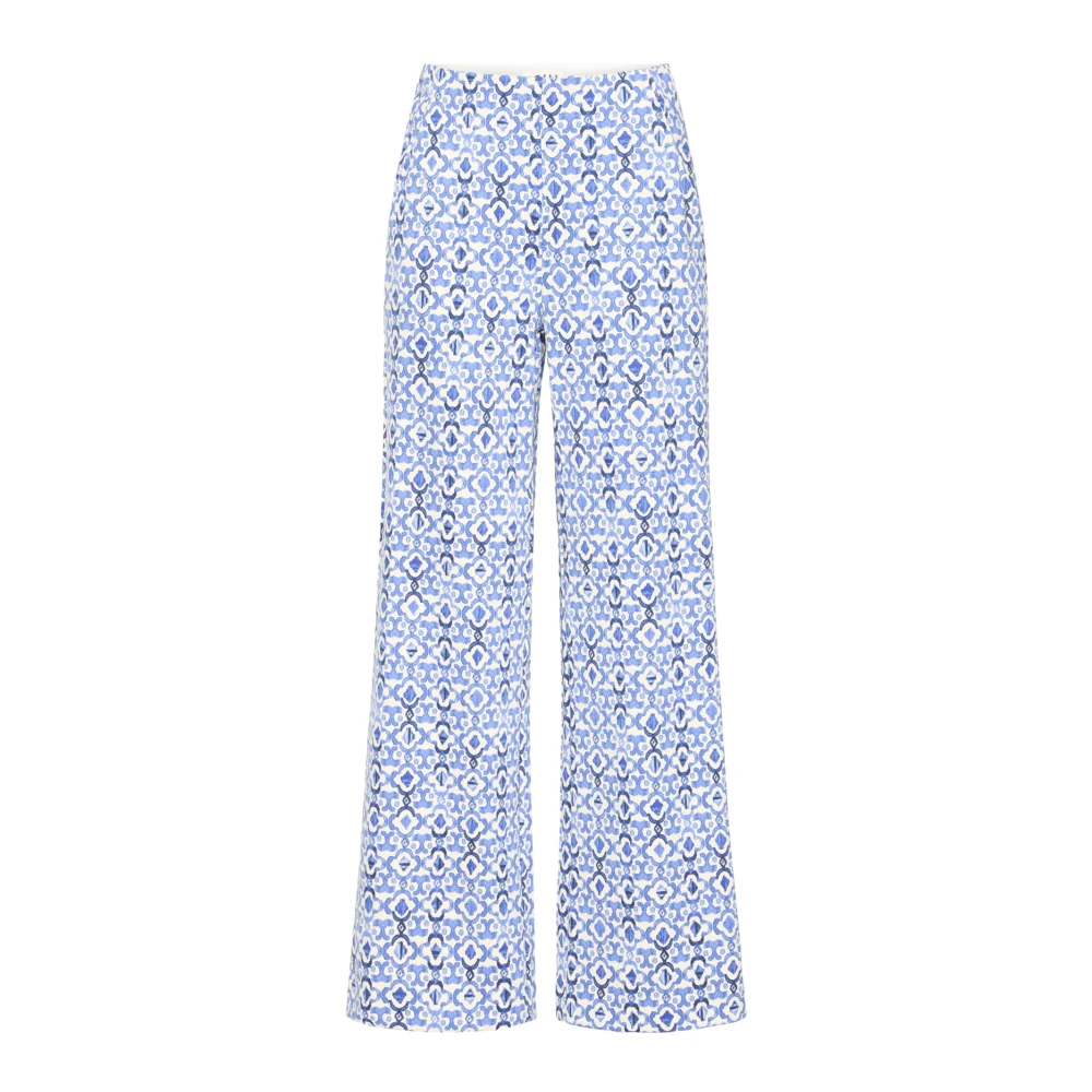 Ichi Damen Bleu Anzughose Kate Print - Bild 2