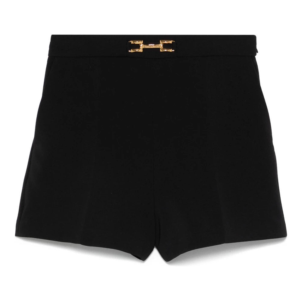 Elisabetta Franchi Nero Short Stijlvolle Modieuze Kleding Black Dames