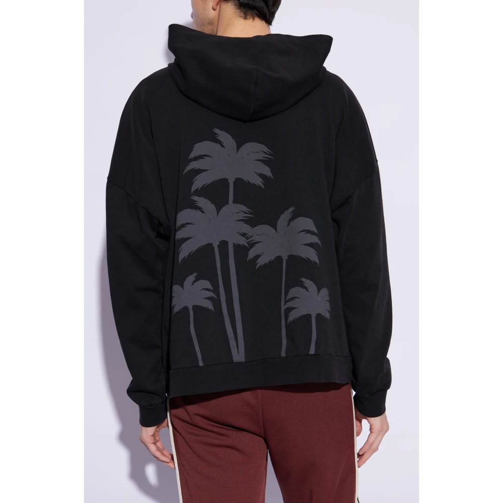 Palm Angels Hoodie Black Heren